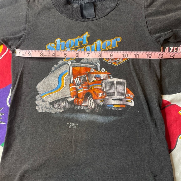 Vintage 1988 3d Emblem Truckers Only Short Hauler Shirt Rare! - Picture 8 of 9